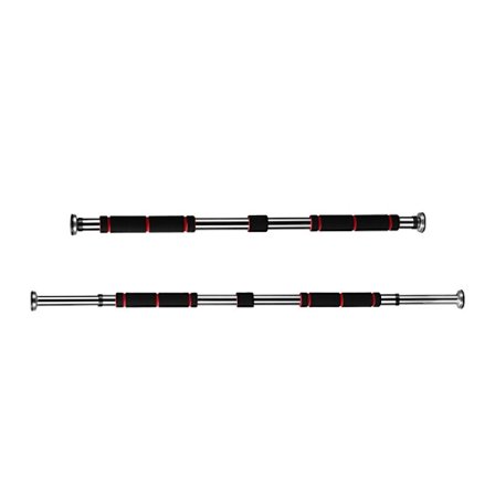 Pull-up bar, dörrbar, justerbar från 60 cm till 100 cm, skruvfri montering, halkfritt, säkert grepp, skumhandtag