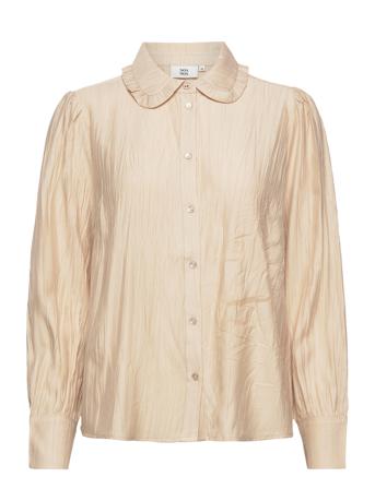Shirt Langærmet Skjorte Creme Noa Noa