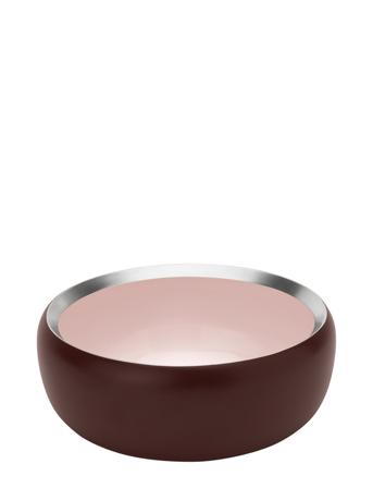Ora Skål Ø 15 Cm Warm Maroon Home Tableware Bowls Serving Bowls Brun Stelton
