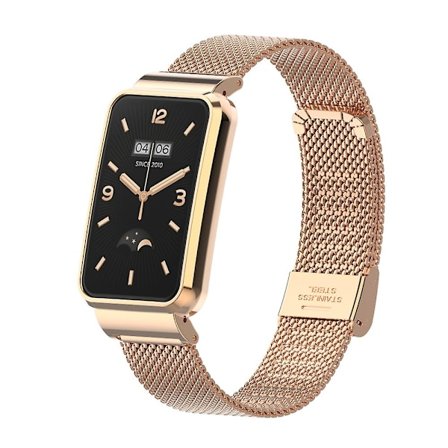 Milanese Strap+ case för Xiaomi Mi Band 7 Pro Rostfritt stål Andningsarmband Ersättningsarmband för Mi Band 7 Pro Belt