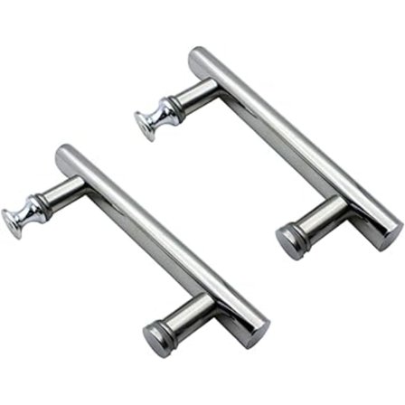 2-pakning Erstatningshåndtak for dusjdører, firkantede