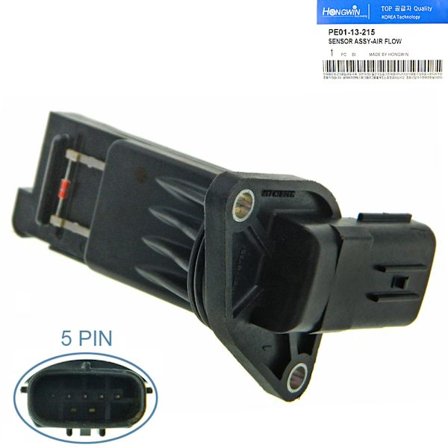 Passer til Mazda luftmængdemåler PE01-13-215 PE0113215 E5T62271~01261