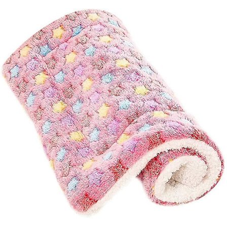Hunde- og kattepledd, fleece, vaskbare sovematter, varmt og mykt valpepledd