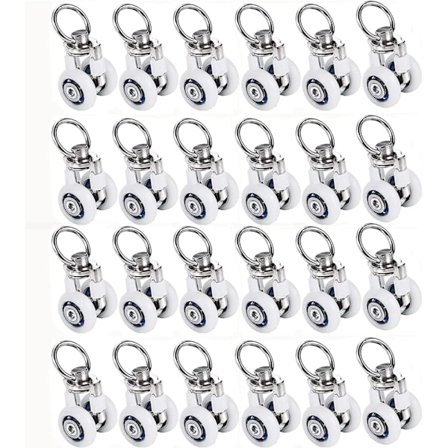 20 kpl 38x20mm verhotangon rullat, hiljainen hihnapyörä, verholle A