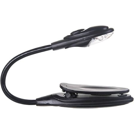 Bärbar resebokläsningslampa LED-boklampa batteridriven