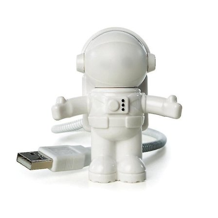 Astronaut Night Light Spaceman Astro Lamp Flexibel Mini USB LED Lamp Light för Laptop Notebook Light