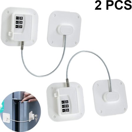 Kyl, skåp och dörrlås, 1-pack med kombinationslås