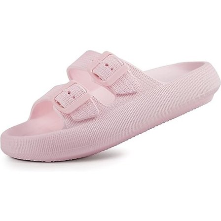 Pudeslippers til kvinder og mænd - Cloud Slides - Dobbelt spænde