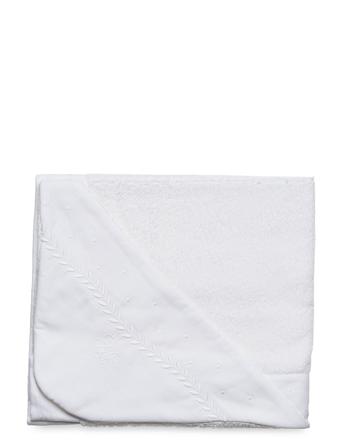 Linge D'antan Hooded Bath Towel Tartine Et Chocolat White