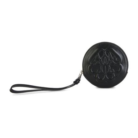 Alexander McQueen Pung Sort, Dame Punge og Kortholder, Størrelse: ONE Size