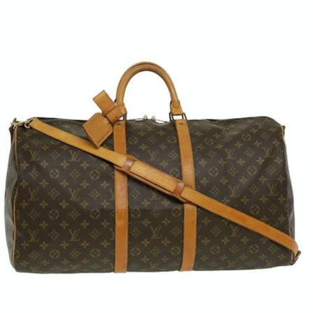 Louis Vuitton Vintage Pre-owned Canvas Keepall Brun, Herre Vintage Tasker, Størrelse: ONE Size
