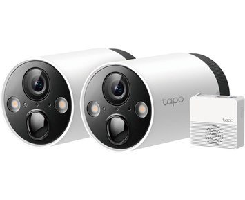 TP-Link-Tapo C420S2-Overvåkningssystem med to kameraer og basestasjon-Smart home-Overvåkningskameraer