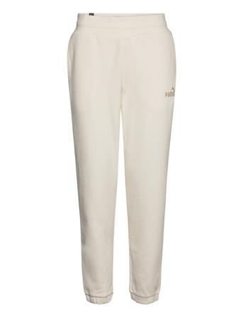 Ess+ Embroidered Pants Fl Cl Cream PUMA