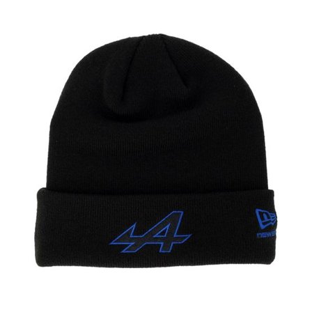 New Era - Motor Svart cuff Beanie - Alpine F1 26 Seasonal Black Cuff @ Hatstore