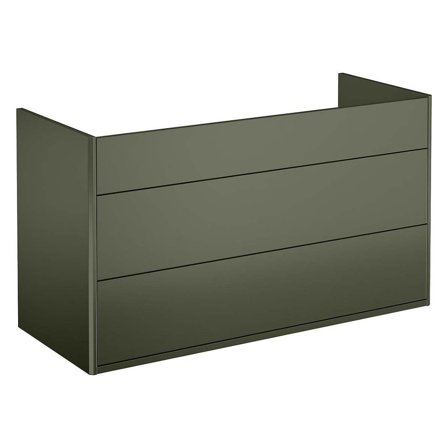Gustavsberg Graphic Kommode grønn, 100 cm Uten vaskeservant, Baderom
