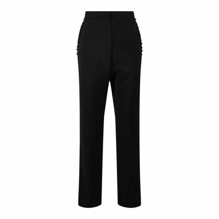 Burberry, Tapered Trousers Zwart, Dames, Maat:ONE Size
