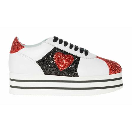 Chiara Ferragni Collection, Womens Cf 1932 Leather Slip ON Sneakers Wit, Dames, Maat:39 EU