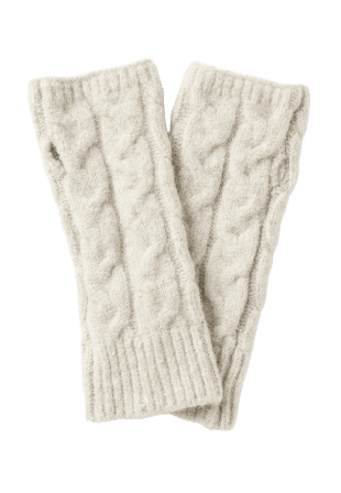 Å WOMAN Kabelstickade handledsvärmare KARIN Vantar & handskar Beige ONESIZE