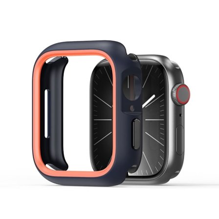 Apple Watch Series 10 42mm Fodral DUX DUCIS Bamo Series Watch Cover Stötsäkert skydd för smartklocka - Midnattsorange