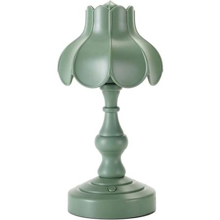 LED-valo lootuksen muotoinen yövalo, vaaleanvihreä