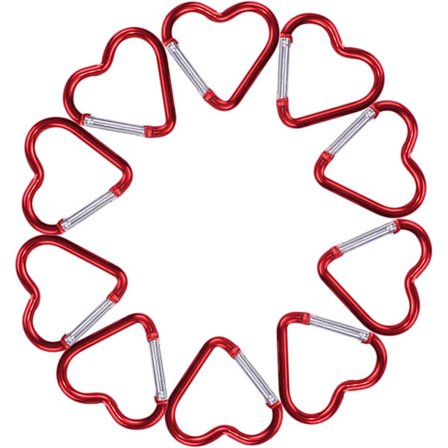 Karabinhager til nøgler, kraftige karabinhager - lette fastgørelsesværktøjer til camping, rejser, vandring