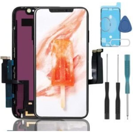 Ersättningsskärm för iPhone Xr med verktyg och vattentätt lim