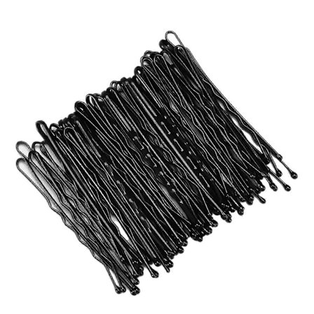 50 stk. metal hårnåle sølv - hårklemmer til kvinder, hverdagsfrisurer, sikkert hold til alle hårtyper