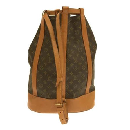 Louis Vuitton Vintage Pre-owned Polyester Rugzaks , Bruin , Dames , Maat: ONE Size Vintage Tassen