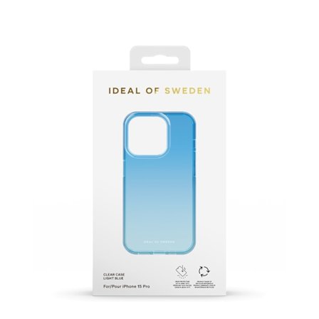 Clear Case iPhone 15 Pro Light Blue