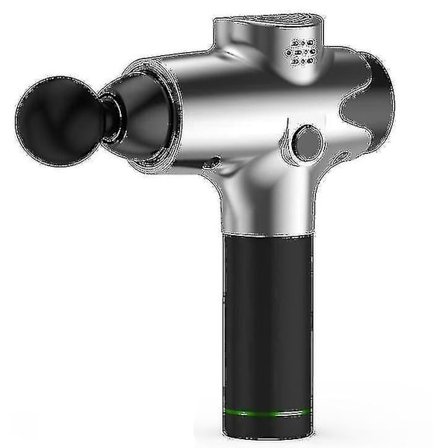 Muscle Relaxer Fascia Electric Fitness Deep Vibrator Silver Massage