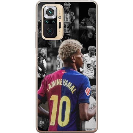 Kompatibelt Mobildeksel til Xiaomi Xiaomi Redmi Note 10 Pro Yamal FC Barcelona fotball stjernespire 2025