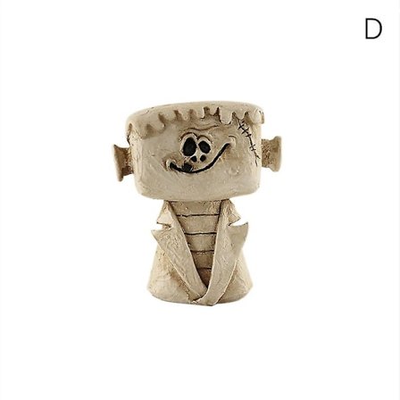 Miniature Halloween Figurer Søde Mini Halloween Spøgelse Græskar Miniaturer Figurer Hjem Dekoration DIY Resin Håndværk