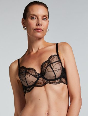 Hunkemöller Ruby Non-Padded Underwired Bra - Black - C70 x 70