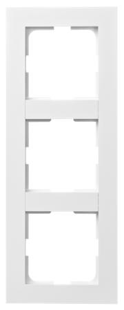 ELKO Plus Kombinasjonsramme 3-hull polarhvit