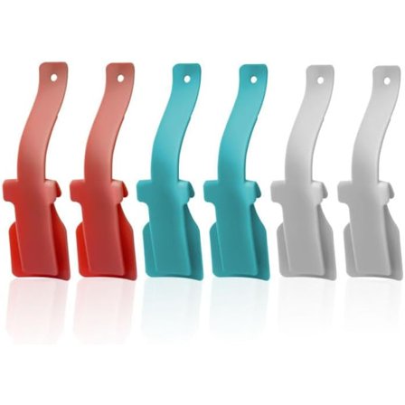 6 stk. Sko Horn Doven Sko Hjælper Slider Nemt På Sko Plastik Sko Horn, Slider Håndteret Sko Horn