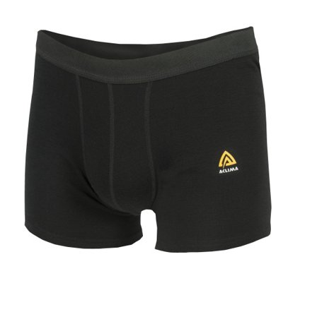 Aclima Warmwooll Boxershorts Jet Black, Small