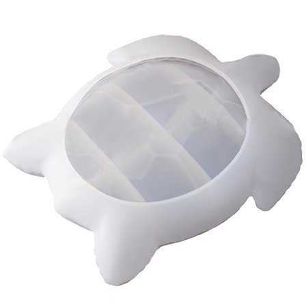 Stor skilpadde-brett harpiksform silikon skilpaddeform epoksyharpiksstøping