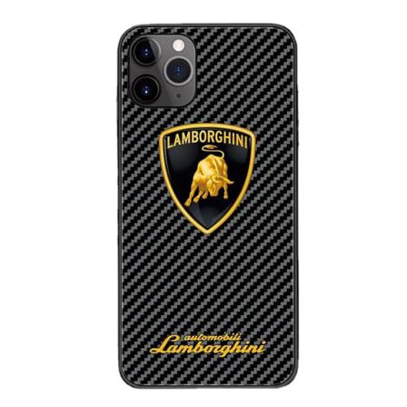 Iphone 13 Pro Max Fodral I Kolfiberstil Mobilskal Lamborghini