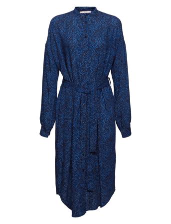 Dresses Light Woven Knelang Kjole Marineblå Esprit Casual