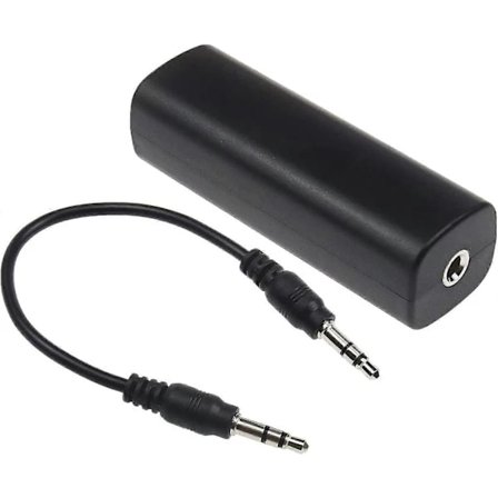Jordloopisolator för bilstereo/hemmastereo - Eliminera brummande ljud helt med 3,5 mm