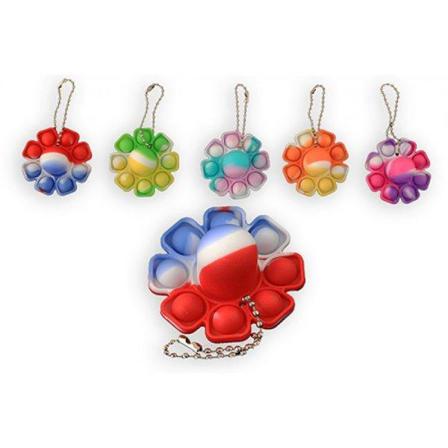 3-pack Fidget Toy Pop It Leksak Stress Relax Färgglad Bläckfisk/ Multifärg