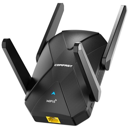 WiFi 6 Range Extender - Svart