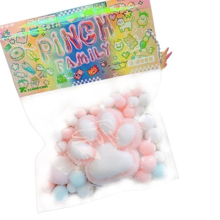 Taba Katt Tass Squishy Leksaker, Kawaii Stress Relief Squeeze Toy for Animal Lovers