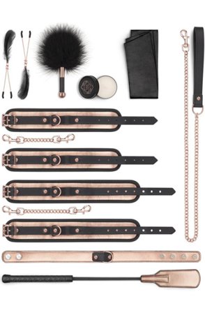 Rosy Gold Nouveau BDSM-Set