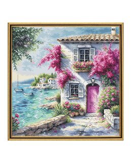 Broderikit Billede Middelhavsdrøm - AVA Stitch