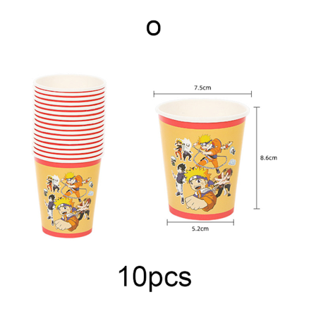 Naruto Party Supply Japansk anime-tema printed festdekor