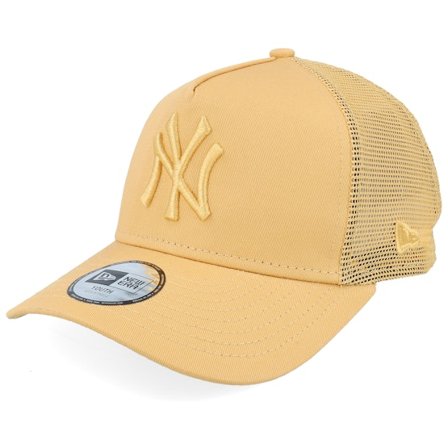 New Era - Negro trucker Gorra - Kids New York Yankees League Essential Golden Yellow A-Frame Trucker @ Hatstore