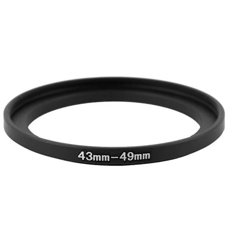 43 mm til 49 mm Metal Step Up Filter Ring Adapter til Kamera
