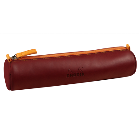 Rhodiarama Round Pencil Case Chocolate