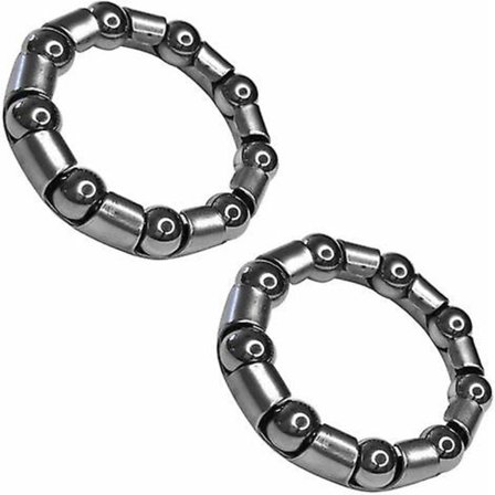 2x Stål Cykel Kullager 32mm 45mm 9 Kulor 7.94mm Universal DIY Cykel Vevparti